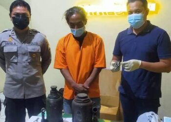 Polres Gresik Ringkus Komplotan Pencuri Dongkrak Truk Antar Provinsi