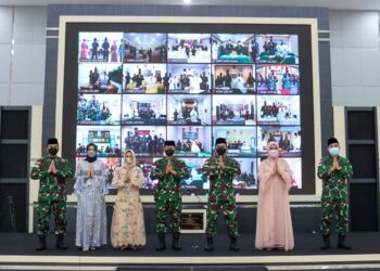 Pelihara Silaturahmi, Kodam XII/Tpr Gelar Halal Bi Halal Secara Virtual