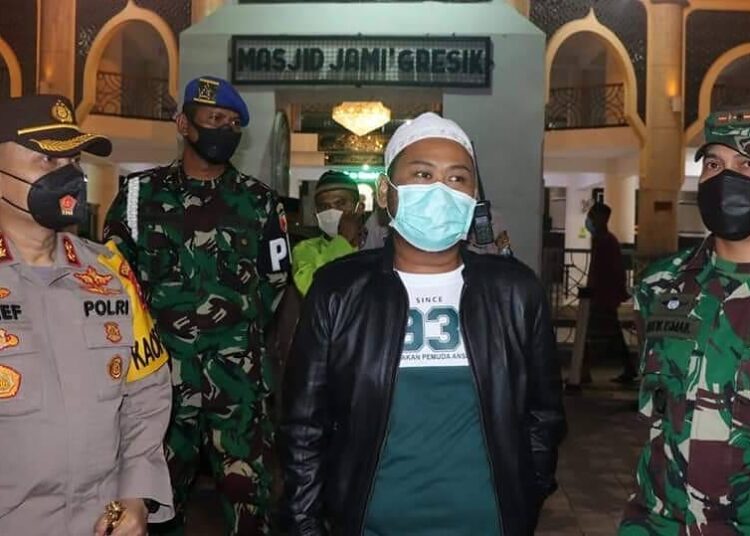 Polres Gresik Patroli Skala Besar,Kapolres Gresik Pastikan Tidak Ada Takbir Keliling