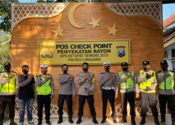 Kapolres Lumajang Tinjau Pos Cek Point di Jembatan Timbang Klakah dan Sukosari