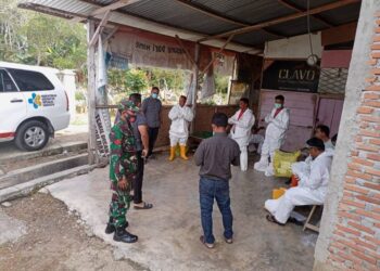 Personel TNI-Polri Langsa Timur Kawal Pemakaman Jenazah Dengan Protkes Covid-19