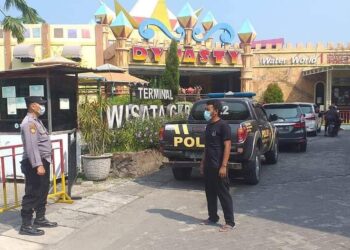 Jajaran Polres Gresik Tetap Patroli, di Tempat Wisata dan Pusat Pembelanjaan