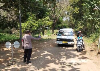 Pastikan Pengunjung Patuhi Prokes, Polsek Ujungpangkah Perketat Pengamanan Tempat Wisata