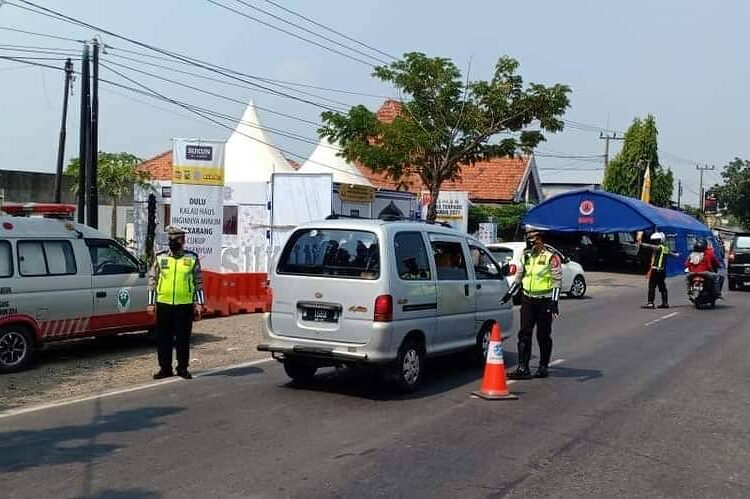 Polres Gresik Tegas Terkait Larangan Mudik Lebaran, 101 Kendaraan Diputarbalik