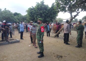 Ramai Pengunjung, Pasar Hewan Disidak Petugas Gabungan Tiga Pilar