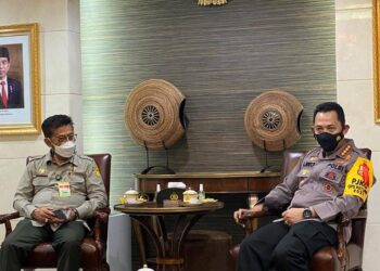 Kapolri Bersama Mentan Bahas Swasembada Beras Hingga Pendistribusian Pupuk Subsidi