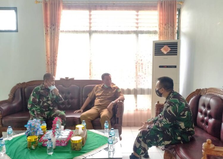 Jalin Silaturahmi Bupati Pessel Kunjungi Kodim 0311/Pessel