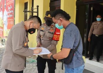 Pengecekan Polsek Jajaran. Kapolres Pastikan Pelayanan Masyarakat.