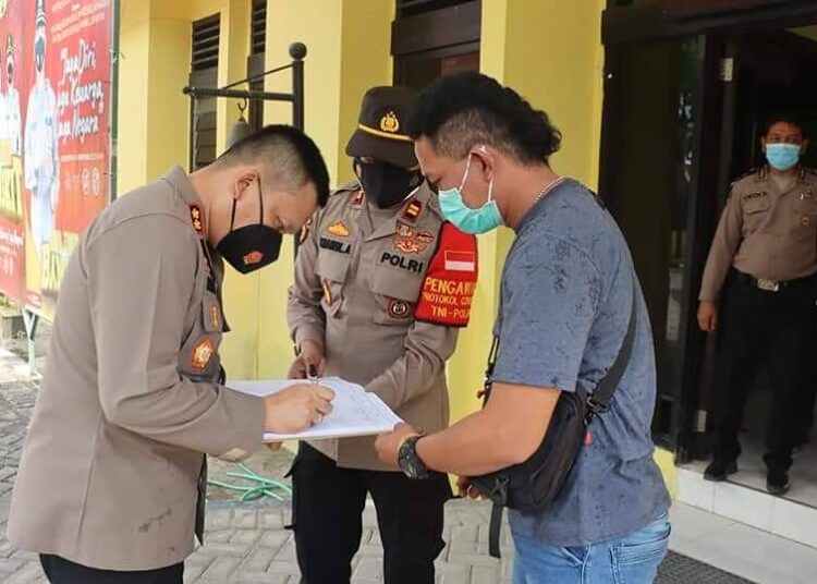 Pengecekan Polsek Jajaran. Kapolres Pastikan Pelayanan Masyarakat.
