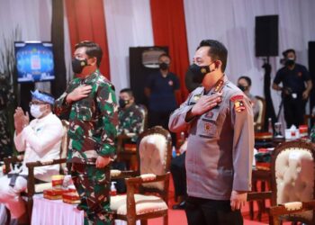 Kapolri Listyo Sigit Prabowo Meluncurkan Hotline 110