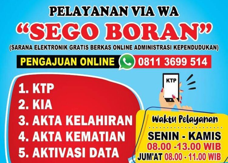 ”Terapkan Sistem Sego Boran”, Disdukcapil Lamongan Terus Sosialisasikan Program Tanpa Harus Antri