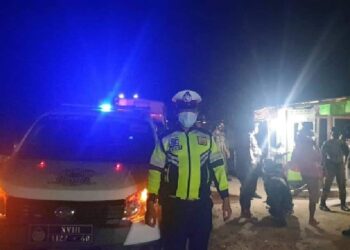 Satlantas Polres Lamandau Tingkatkan Patroli Blue Light