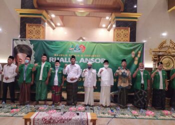 Majelis Dzikir Sholawat Rijalul Ansor PAC GP Sambeng Gelar Rutinan dan Halal Bihalal
