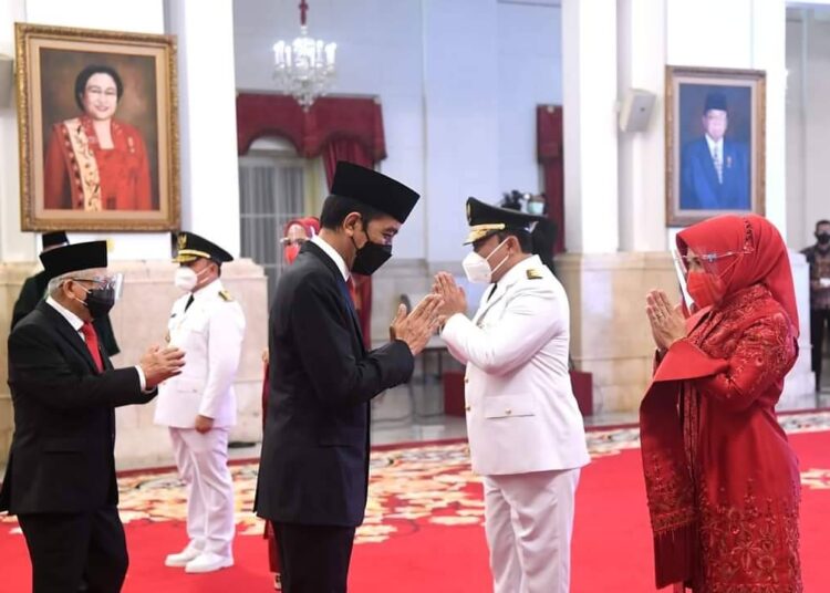 Presiden Resmi Lantik Gubernur dan Wakil Gubernur Kalimantan Tengah Masa Jabatan 2021-2024