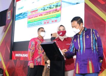 Lamongan Launching Aplikasi LaLa dan E-Ticketing WBL