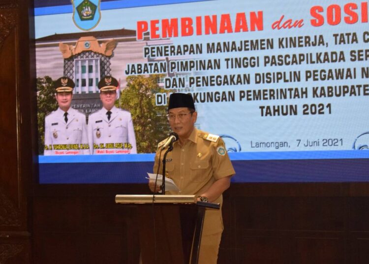 Samakan Persepsi dan Tingkatkan Pemahaman Pejabat, Lamongan Lakukan Pembinaan dan Sosialisasi