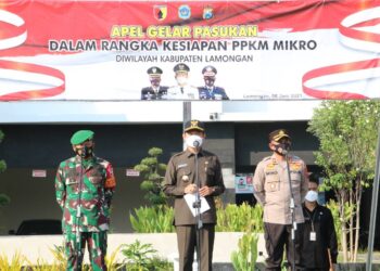 Apel Gelar Pasukan Kesiapan PPKM Mikro