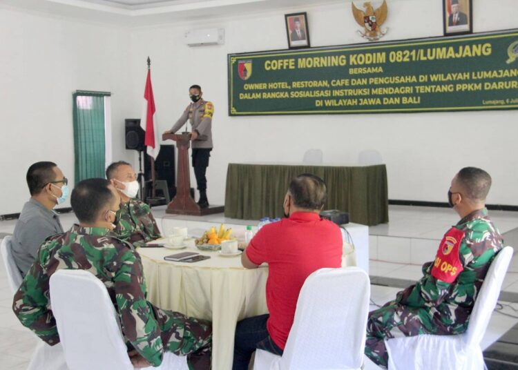 Owner Hotel, Restoran, Cafe, Dan Pengusaha di Wilayah Kabupaten Lumajang Diminta Patuhi Aturan PPKM Darurat