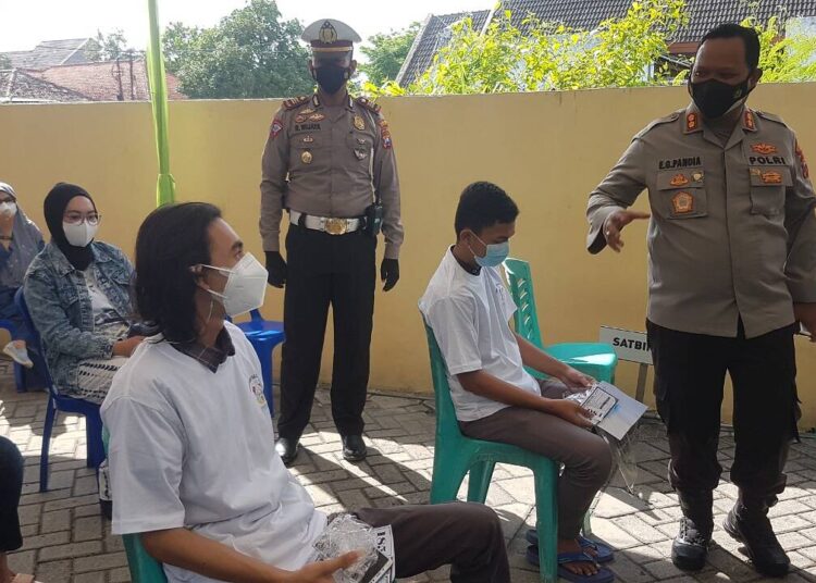 Polres Bojonegoro Gelar Serbuan Vaksinasi, 5.830 Dosis Vaksin Bagi Masyarakat Bojonegoro