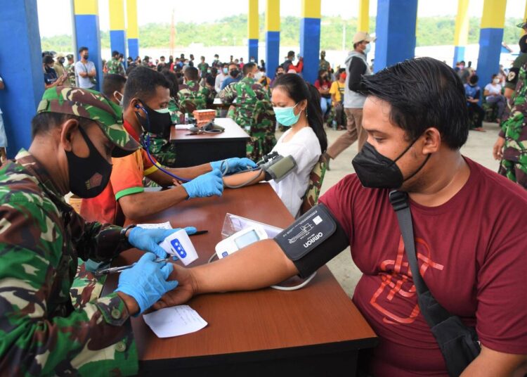 Kodam XVIII/Kasuari Terus Laksanakan Serbuan Vaksin Covid-19