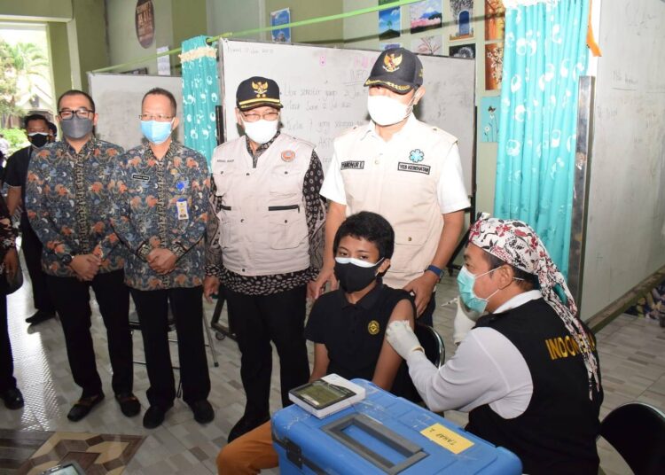 Pak YES Tinjau Percepatan Vaksinasi Pada Anak