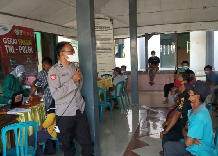 Polsek Sumberrejo Suntikkan 210 Dosis Vaksin Covid 19 di Sumuragung