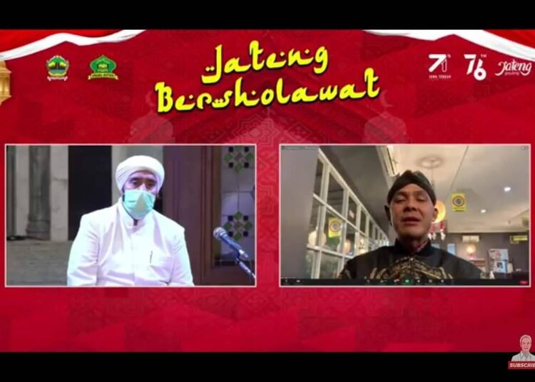 Jateng Bershalawat, Habib Syech ke Ganjar ; Ningali Jenengan Sehat Saya Senang