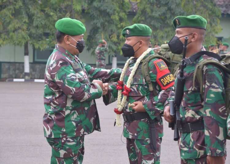 Yonif 310/KK Purna Tugas, Bawa Keberhasilan Gemilang Disambut Langsung Pangdam III/Slw
