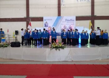 PB Pusat Gus Abe Lantik Aktivis Mahasiswa PC PMII Kediri Periode 2021-2022