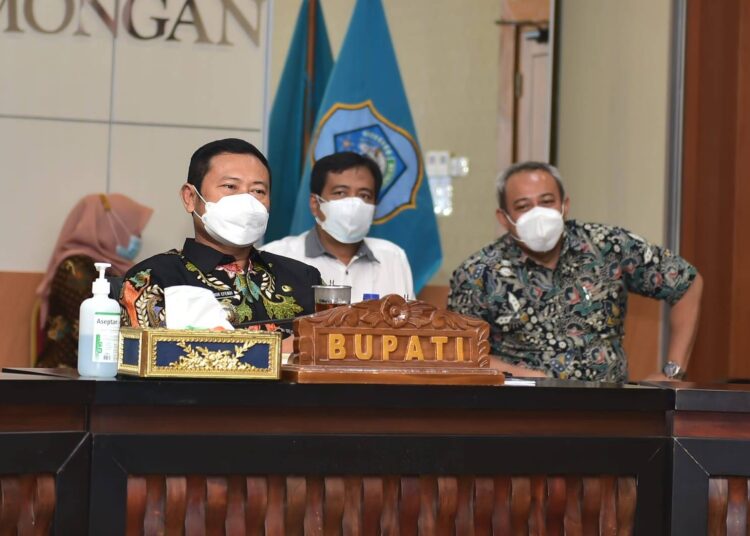 Secara Virtual, Bupati YES Hadiri Rakornas Pengendalian Inflasi