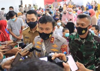 Vaksinasi Massal Berhasil Penuhi Target, Ini Penjelasan Kapolres Tuban