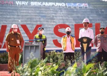 Presiden Resmikan Bendungan Way Sekampung