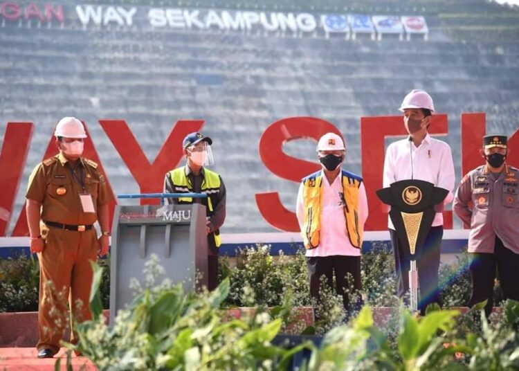 Presiden Resmikan Bendungan Way Sekampung