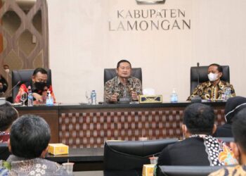 Pemkab Sumenep Ingin Belajar Dari Pemkab Lamongan Tentang Regulasi Penyerapan Beras Oleh ASN