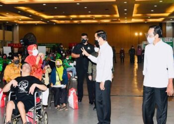 Tinjau Vaksinasi di DIY, Presiden: Lindungi Diri dengan Vaksinasi dan Laksanakan Prokes