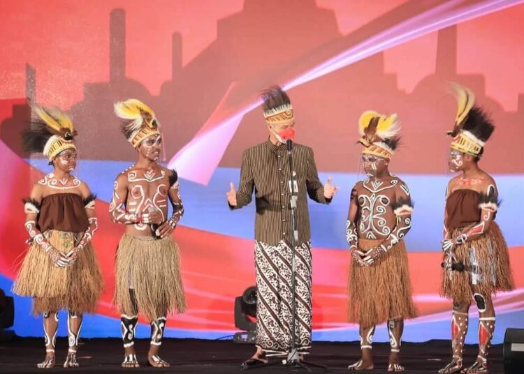 Ungkapan Pelajar Papua ke Ganjar ; Aku Tresno Karo Koe