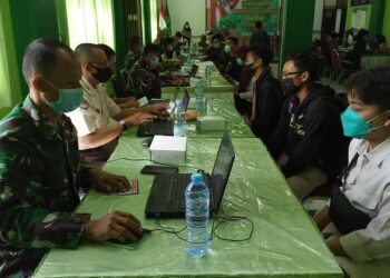 Kodim 0812 Lamongan Adakan Vaksinasi, Sebanyak 2000 Vaksin kepada Mahasiswa Unisla