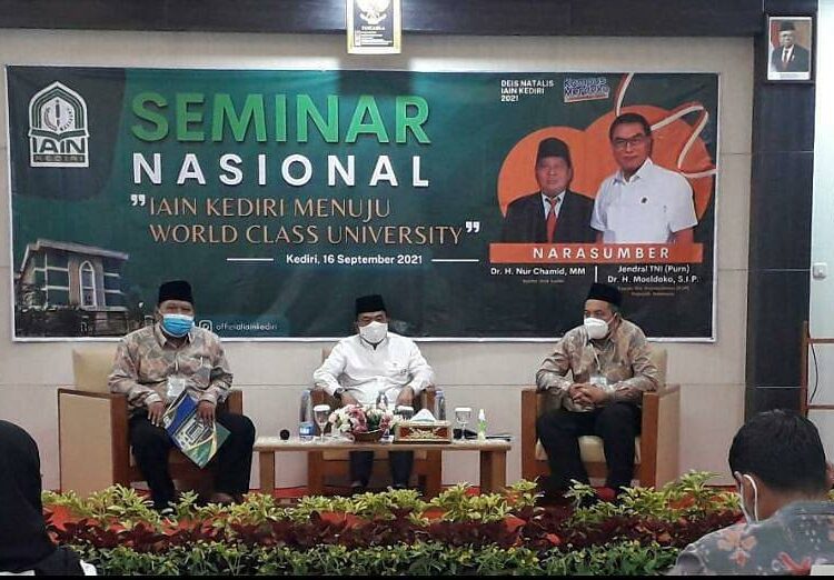 IAIN Kediri Gelar Seminar Nasional 2021, Kepala Staf Kepresidenan Giat Kunjungan Kerja