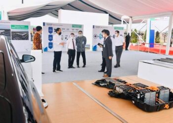 Presiden Jokowi Groundbreaking Pembangunan Pabrik Baterai Kendaraan Listrik Pertama di Asia Tenggara