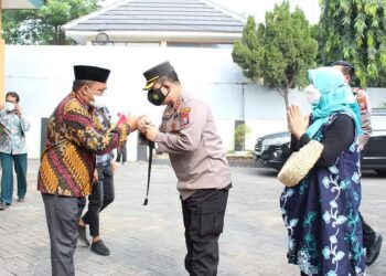 Kapolres Gresik AKBP Mochamad Nur Azis Mendapat Doa Restu Tokoh Agama di Kota Santri