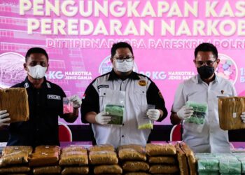 Bareskrim Polri Ungkap Peredaran 29,5 Kg Sabu, 44 Kg Ganja dan 1500 Ekstasi