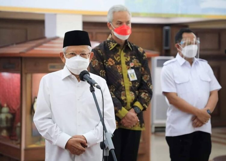 Ma’ruf Amin Optimis Jateng Mampu Tuntaskan Kemiskinan Ekstrem Akhir Tahun