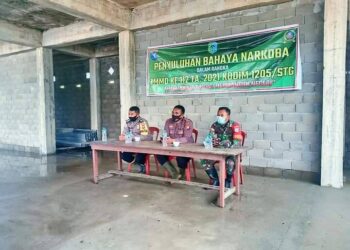 Dari Membuat Jalan & Jembatan Satgas TMMD Laksanakan Kegiatan P4GN di Desa Ampar Bedang