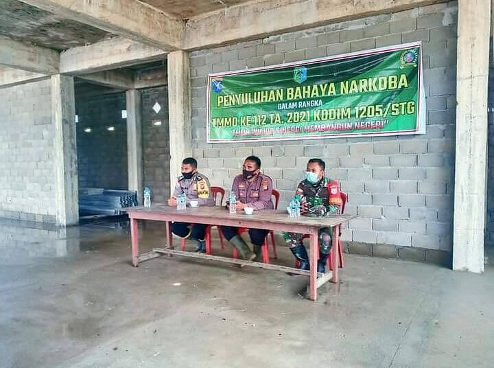 Dari Membuat Jalan & Jembatan Satgas TMMD Laksanakan Kegiatan P4GN di Desa Ampar Bedang