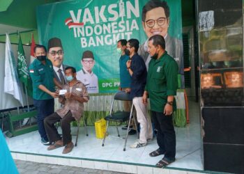 DPC PKB Lamongan Peduli, Gelar Vaksinasi Untuk Masyarakat Umum 
