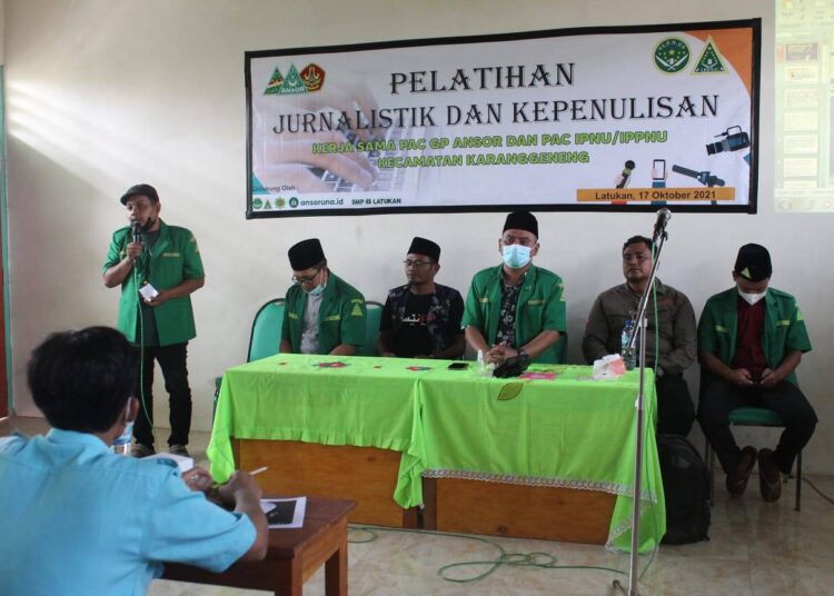 PAC.GP Ansor Karanggeng Peringati Hari Santri Nasional 2021 Dengan Pelatihan Jurnalistik Dan Kepenulisan