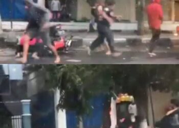 Brutal, Anak Perempuan Dibawah Umur, Di Keroyok Oleh Sekelompok Pemuda Di Muka Umum