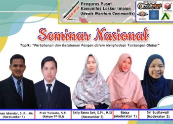 Membangun paradigma intelektual, Komunitas Laskar Impian sukses gelar Seminar Nasional melalui daring