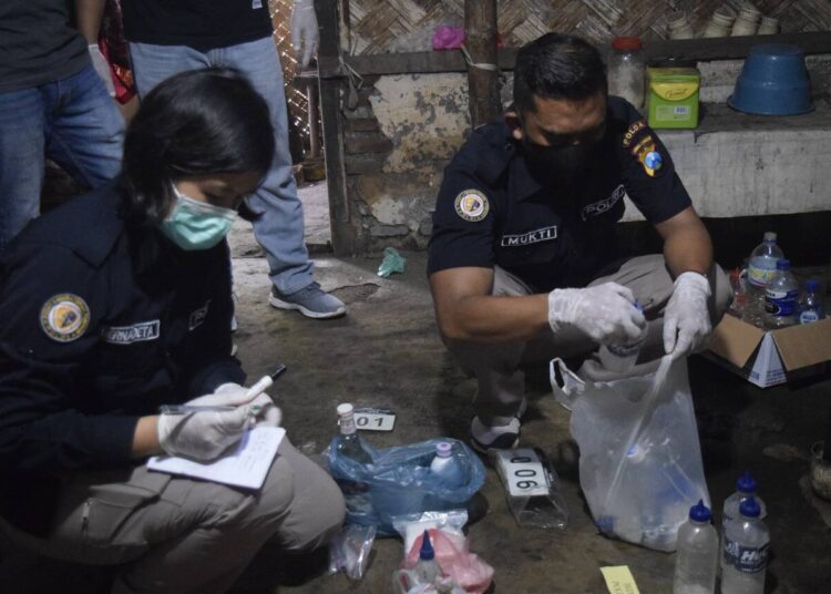 Satresnarkoba Polres Lumajang Berhasil Mengungkap Produsen Sabu di Lumajang