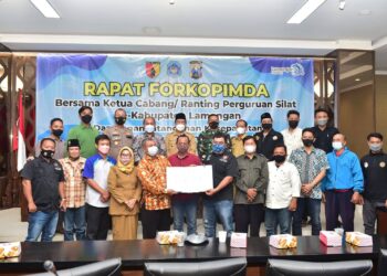 Ikhtiar Bersama Jaga Kondusifitas Perguruan Silat Se-kabupaten Lamongan